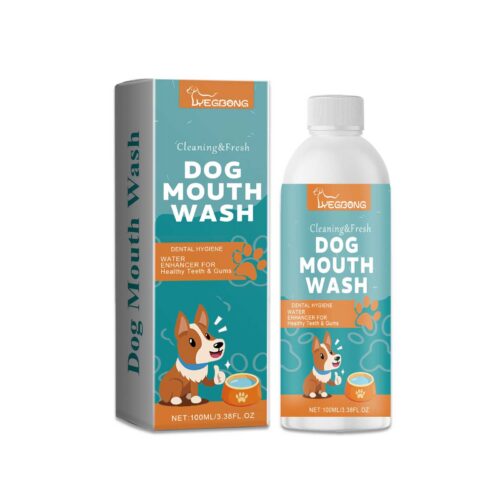 Yegbong Dog Mouthwash, Pet Oral Hygiene Cleaning Tartar Bad Breath