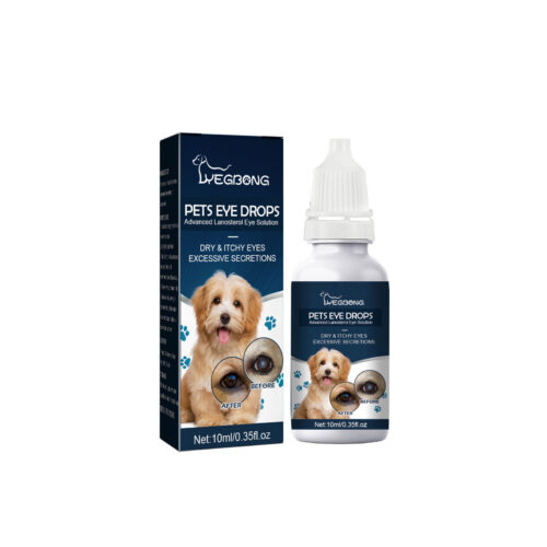 Yegbong Pet Eye Drops, Cat Dog Tear Stain Removal Eye Itching Relief Cleaning