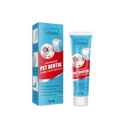 Yegbong Pet Toothpaste, Fresh Breath Tartar Cleaning Dog Cat Oral Care Edible